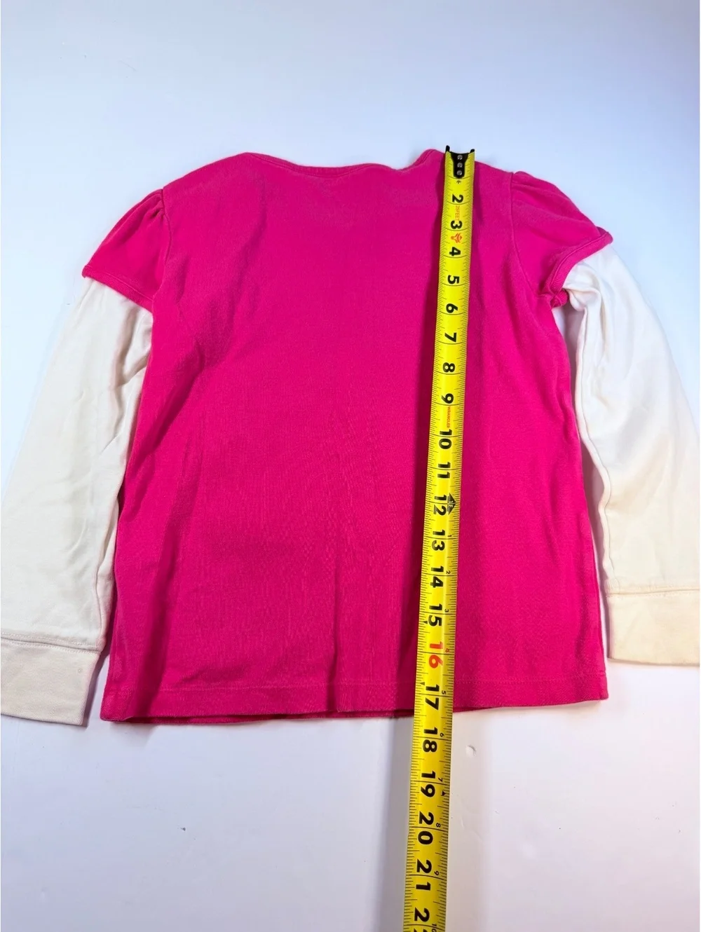 Gymboree Girls Size 7 Pink Sunflower Smiles Layered Long Sleeve Top